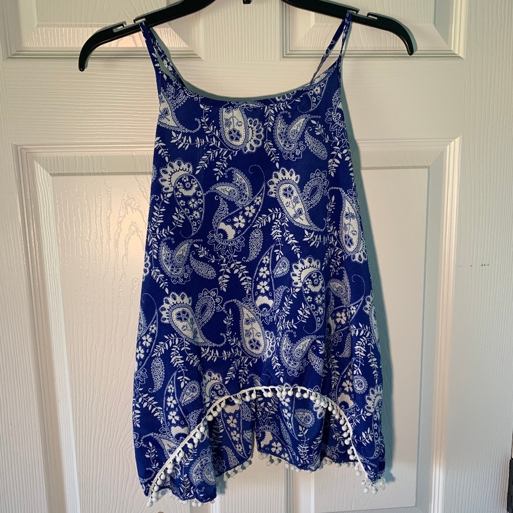 Open Back Tank Top